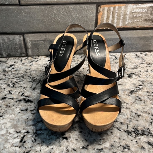 EUC Guess platform heels. Size 6.5. - Picture 2 of 2